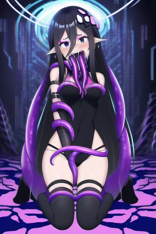 Glitch tentacles female Kirito 5