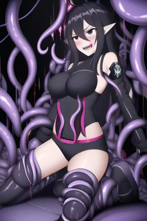 Glitch tentacles female Kirito 5