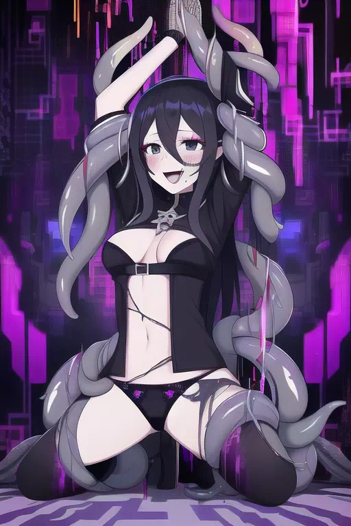 Glitch tentacles female Kirito 5