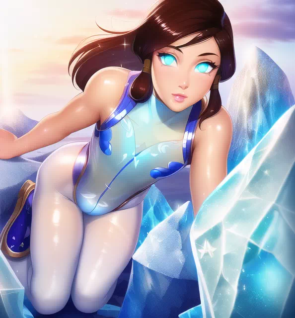 Femboy Korra Ice Bending