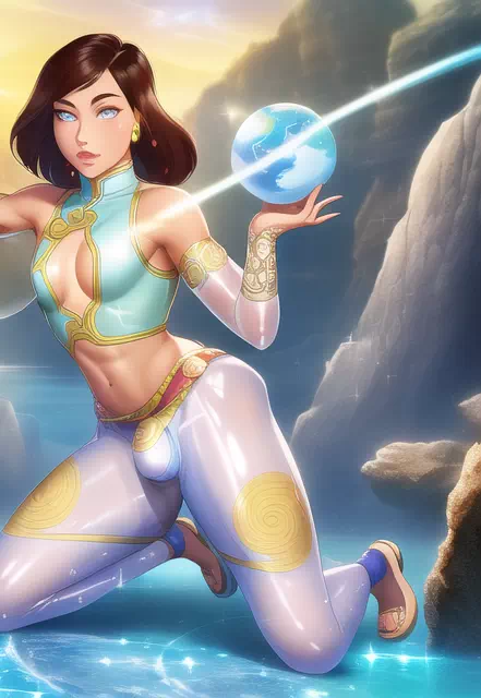 Femboy Korra Ice Bending