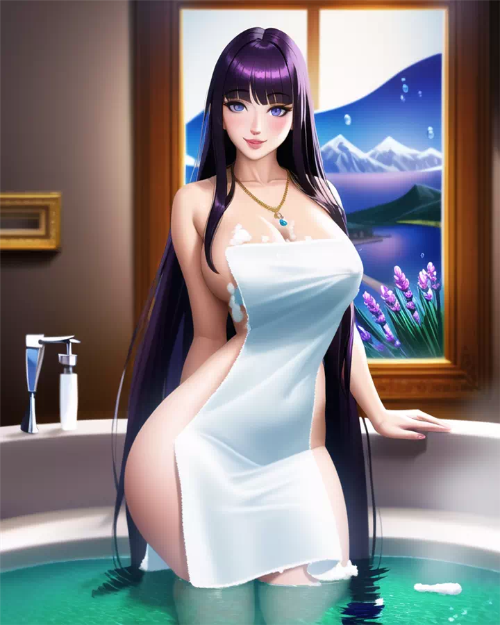 Beautiful Hinata Bath