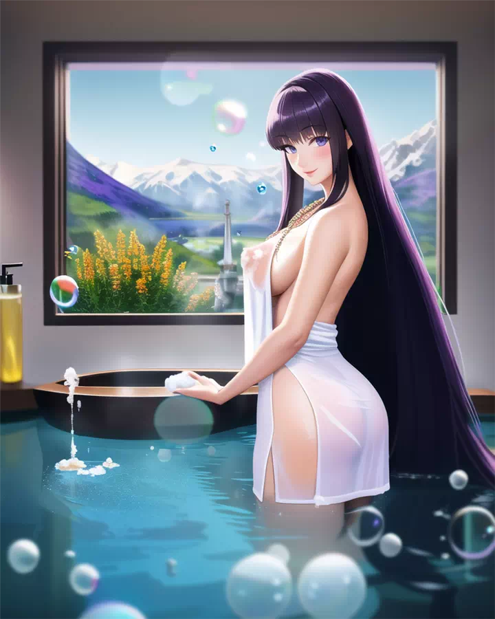 Beautiful Hinata Bath