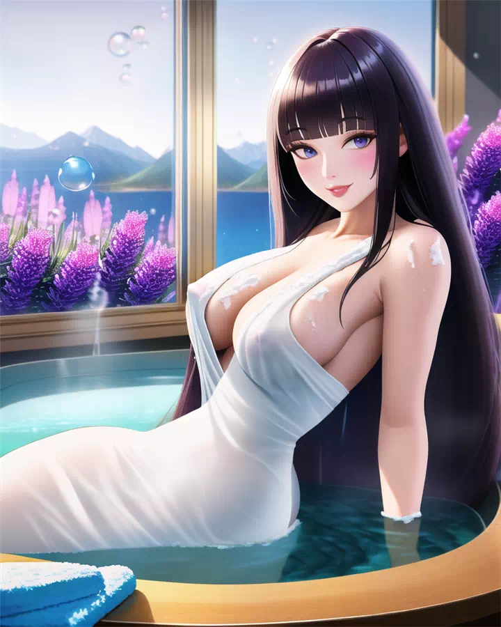 Beautiful Hinata Bath