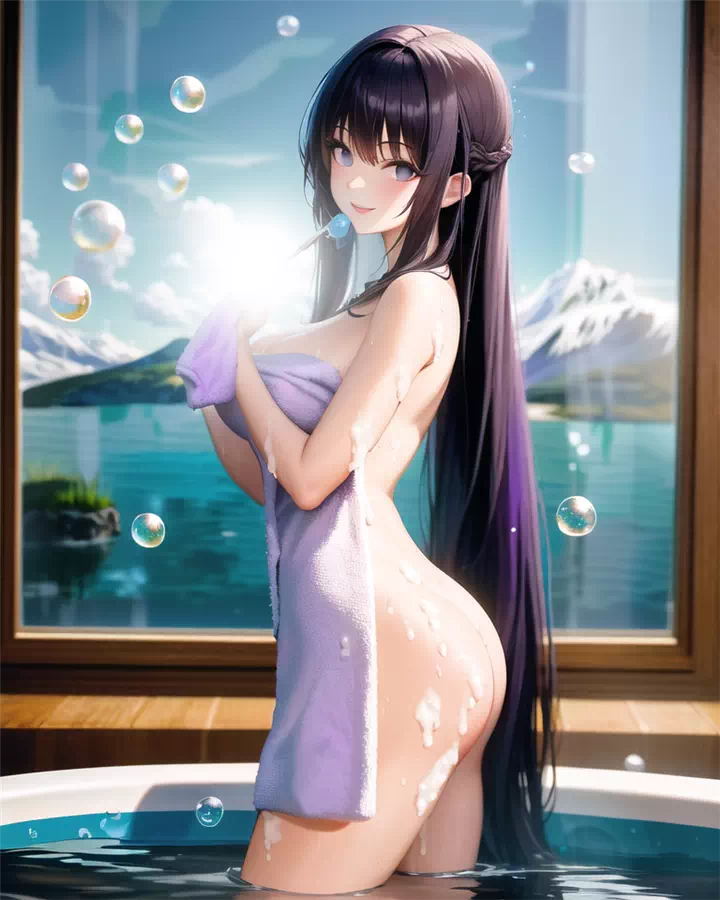 Beautiful Hinata Bath 2
