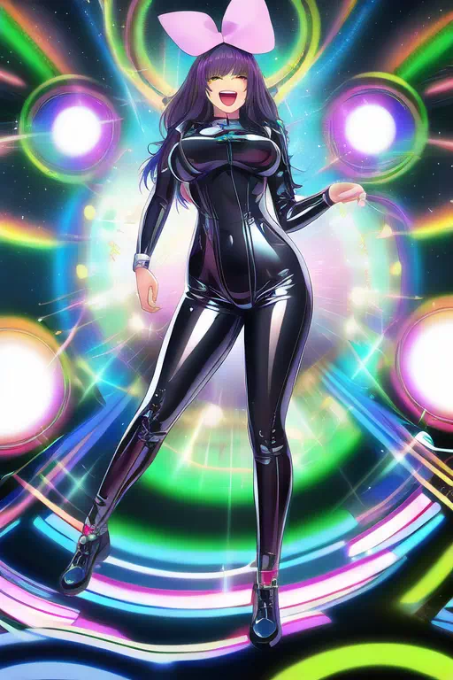 【NovelAI】Rubber suit girl