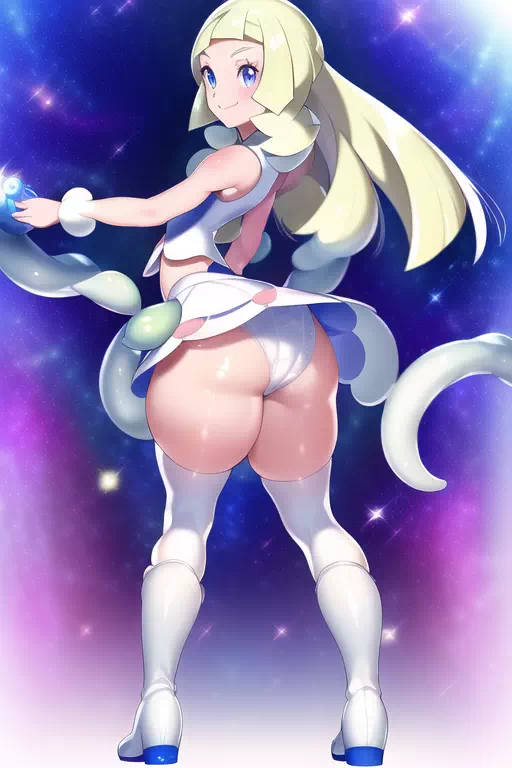 Lillie Cosplay With Tentacles