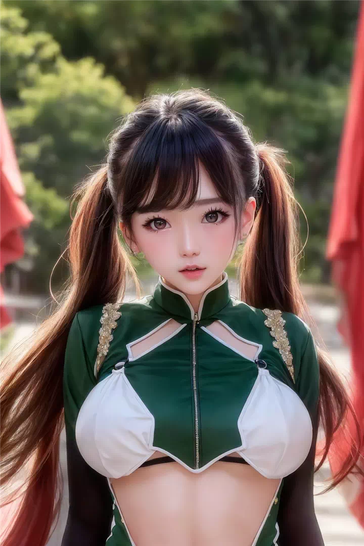 双?尾美少女