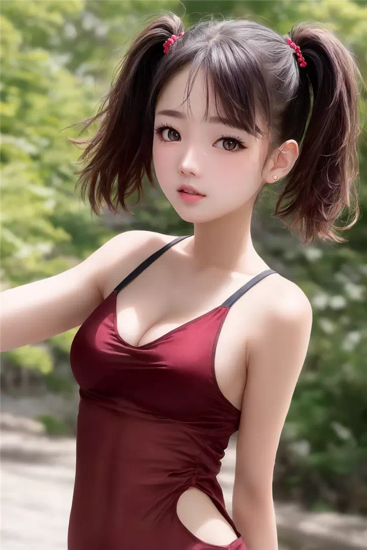 双?尾美少女