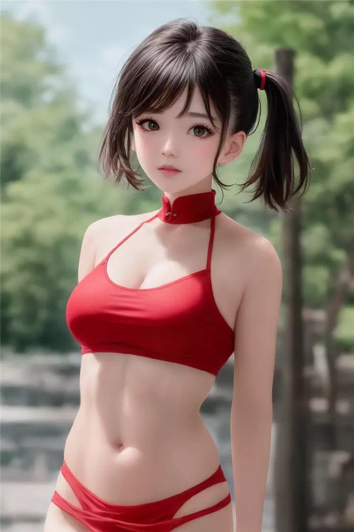 双?尾美少女