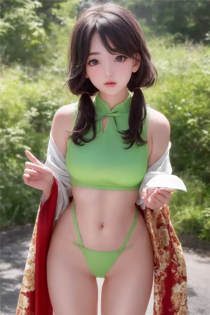 双?尾美少女