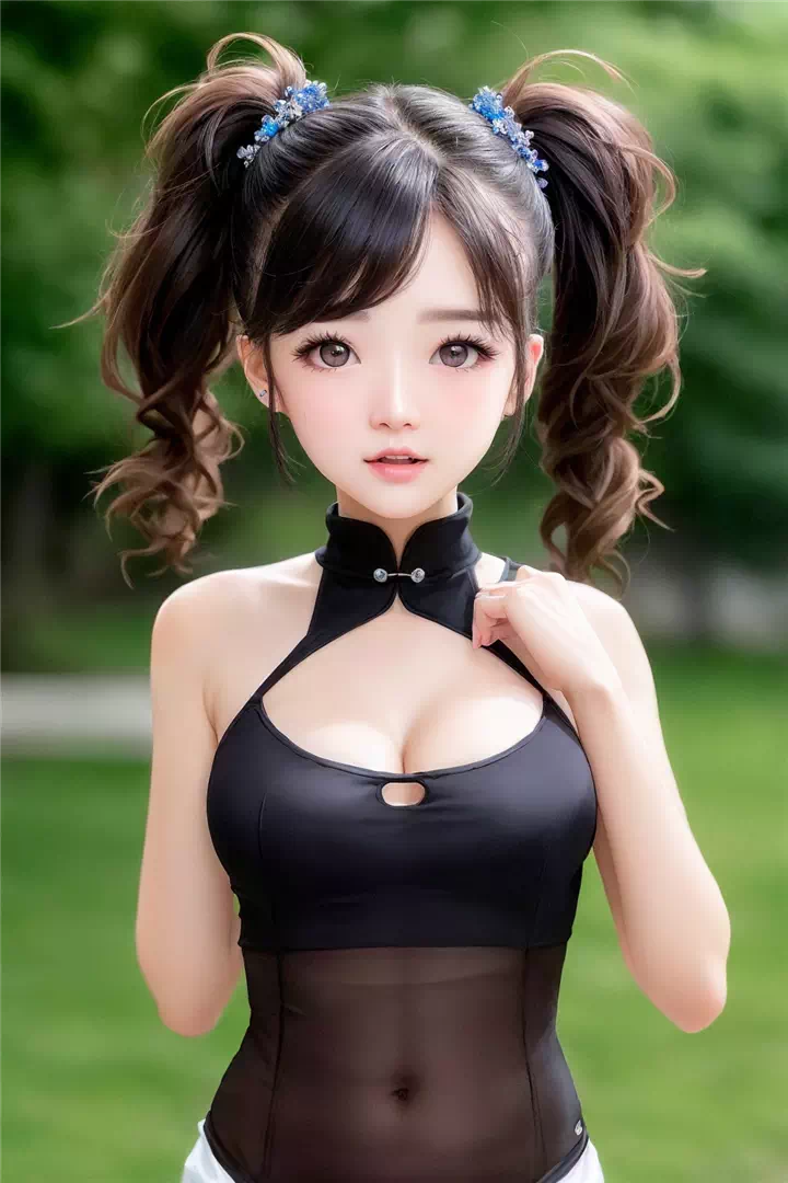 双?尾美少女