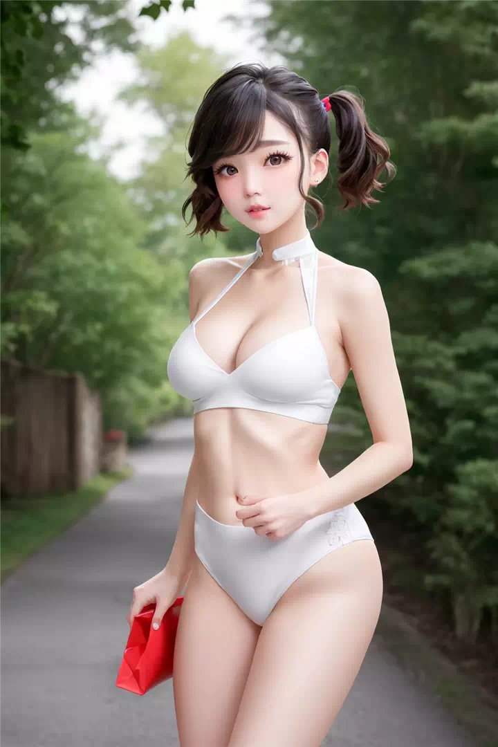 双?尾美少女