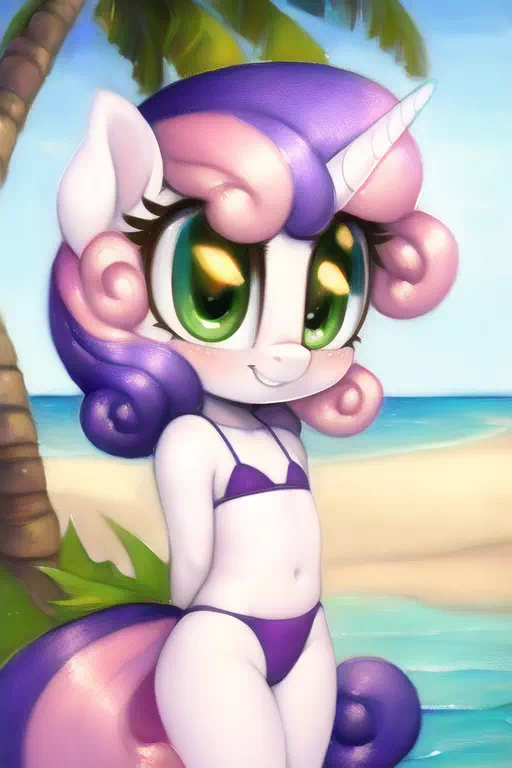 Sweetie at the Beach