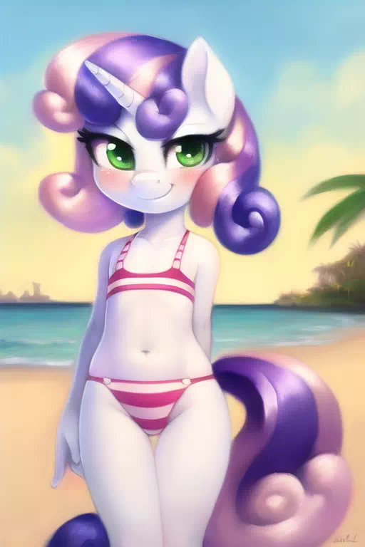 Sweetie at the Beach