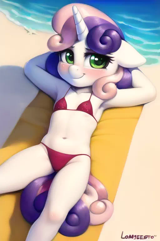 Sweetie at the Beach