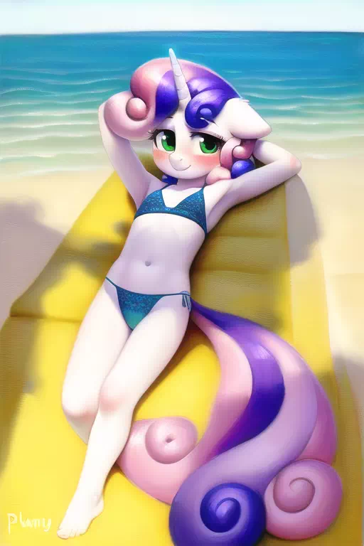 Sweetie at the Beach