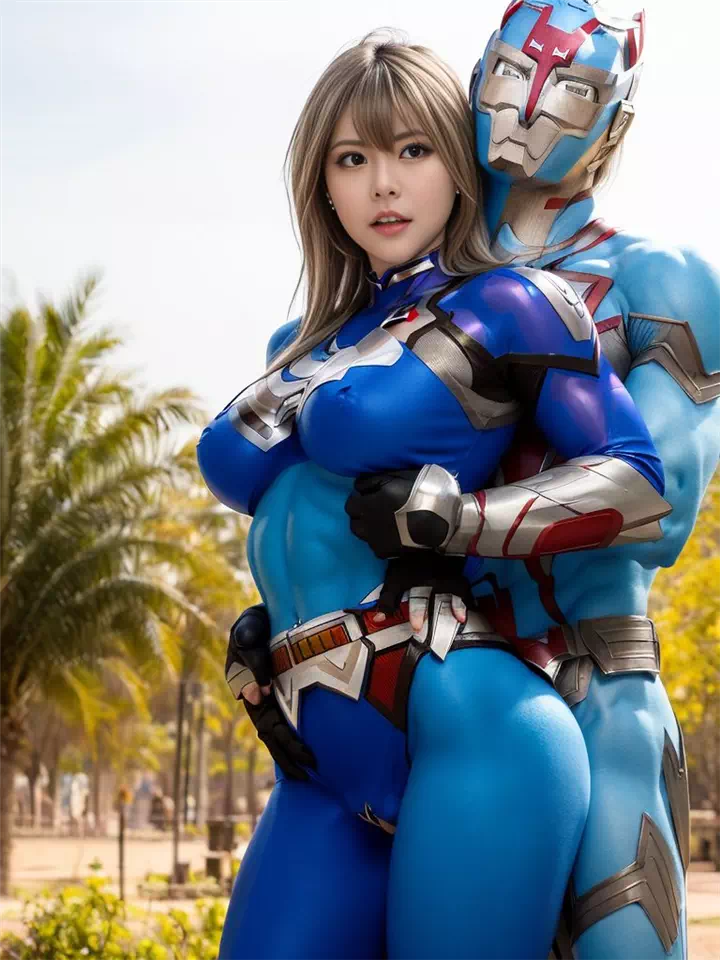 Ultragirl vs Robot