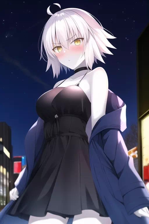 Jeanne Alter has fun at night