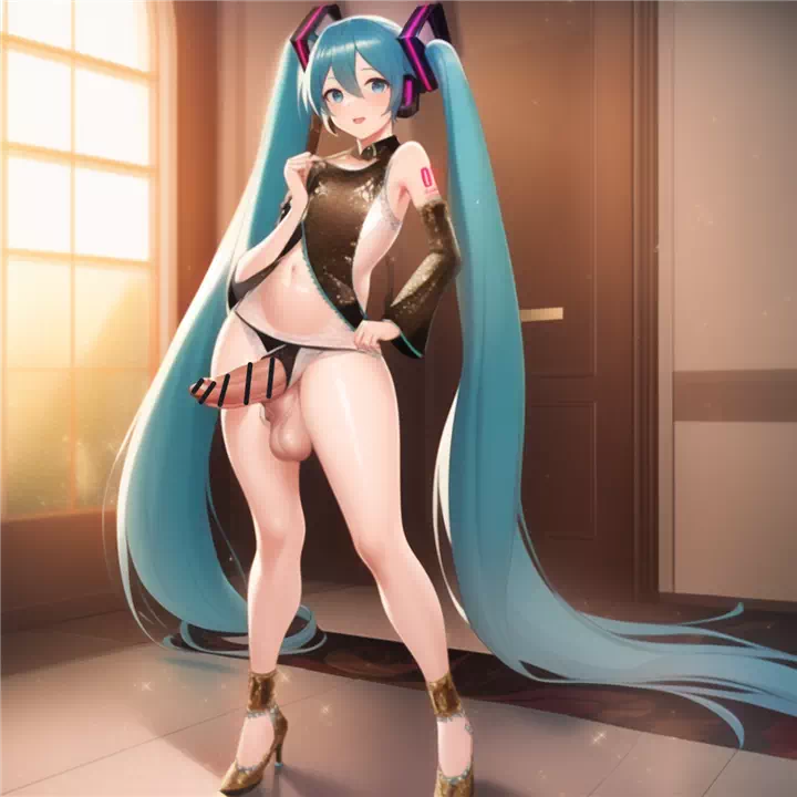 Femboy Miku Sucks Futa Miku