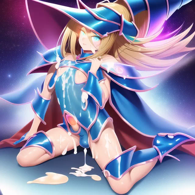 Dark Magician Girly Boy Cummedon