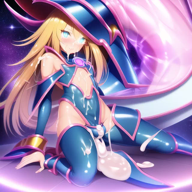 Dark Magician Girly Boy Cummedon