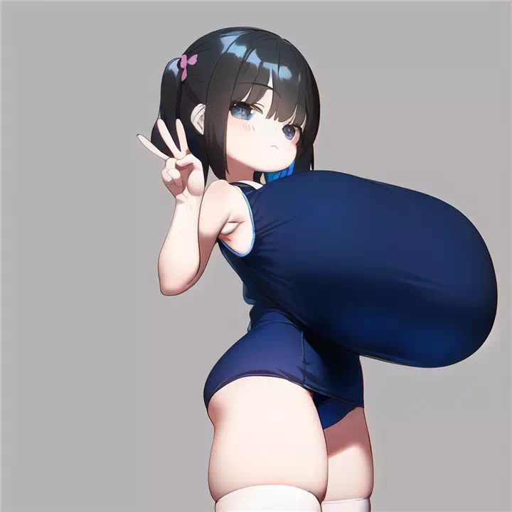 沢山のスク水ロリ爆乳