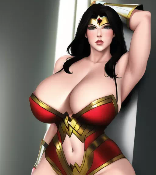 NovelAI： WonderWoman in bikini