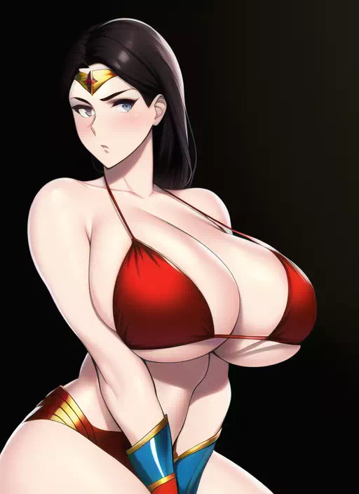 NovelAI： WonderWoman in bikini