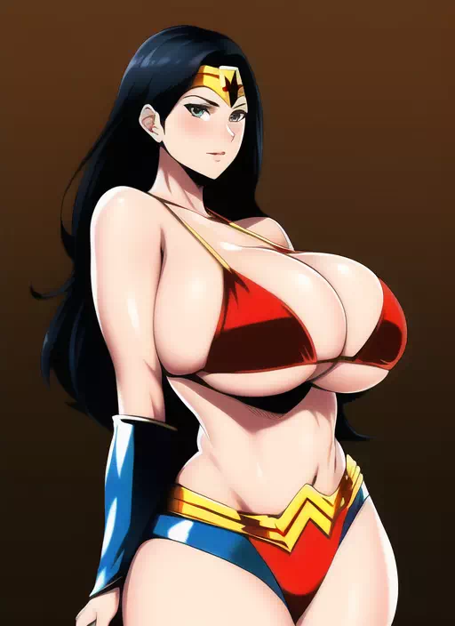 NovelAI： WonderWoman in bikini