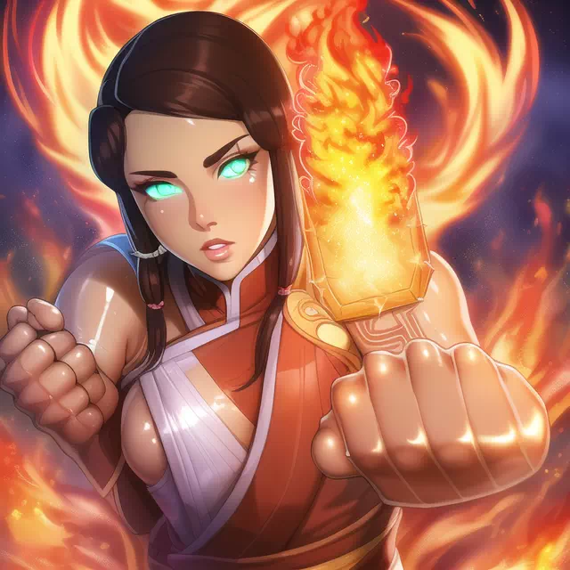 Korra FIrebending