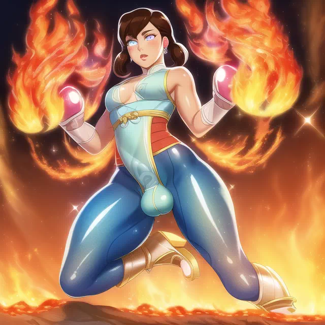 Korra FIrebending