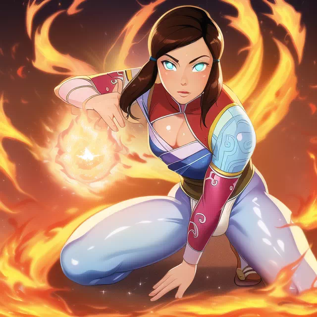 Korra FIrebending