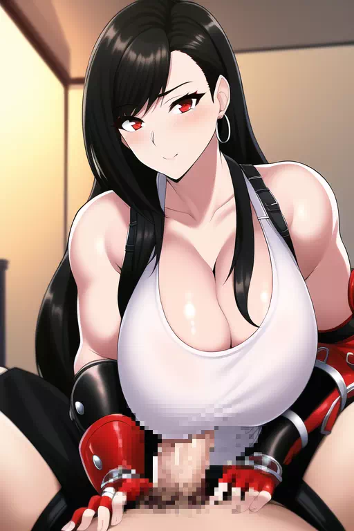 Tifa fun with her new partner