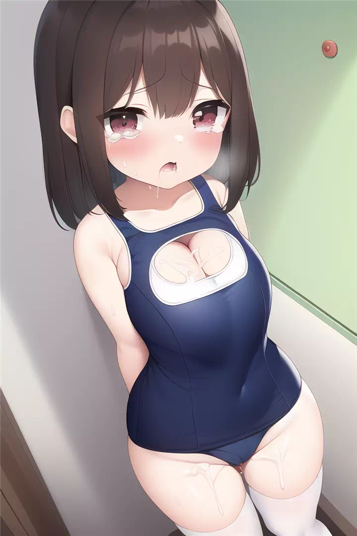 ポロッてるスク水ロリ爆乳