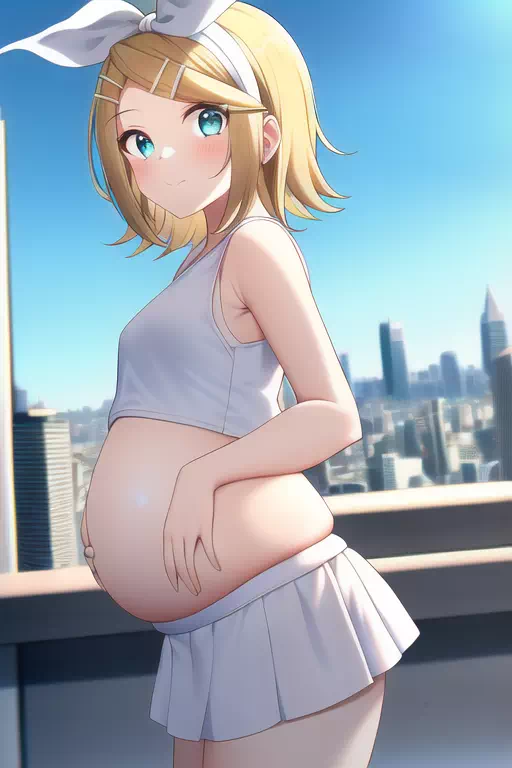 Kagamine Rin’s Pregnancy Photos