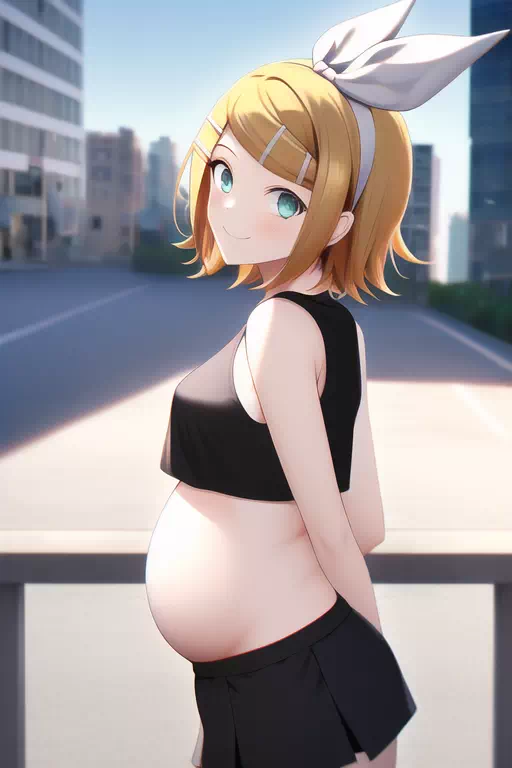 Kagamine Rin’s Pregnancy Photos