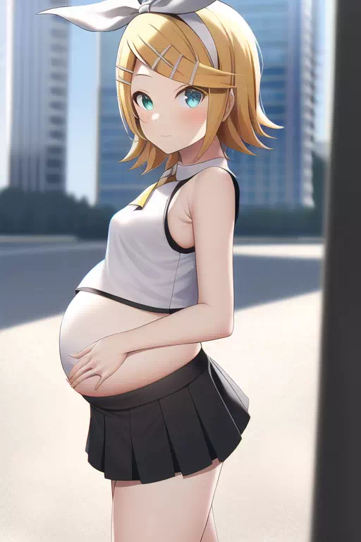 Kagamine Rin’s Pregnancy Photos