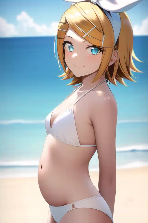 Kagamine Rin’s Pregnancy Photos