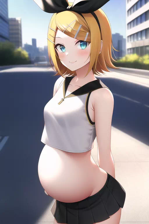 Kagamine Rin’s Pregnancy Photos