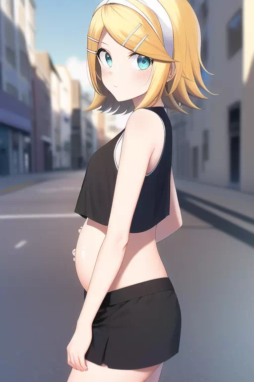 Kagamine Rin’s Pregnancy Photos