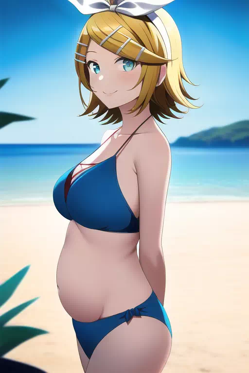 Kagamine Rin’s Pregnancy Photos