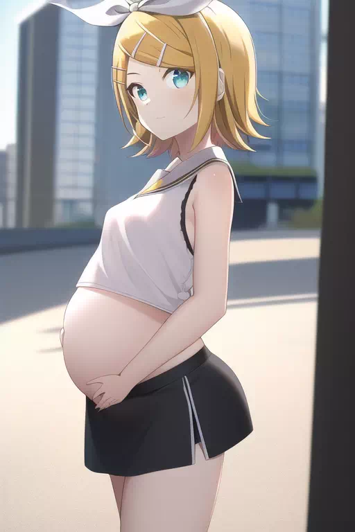 Kagamine Rin’s Pregnancy Photos