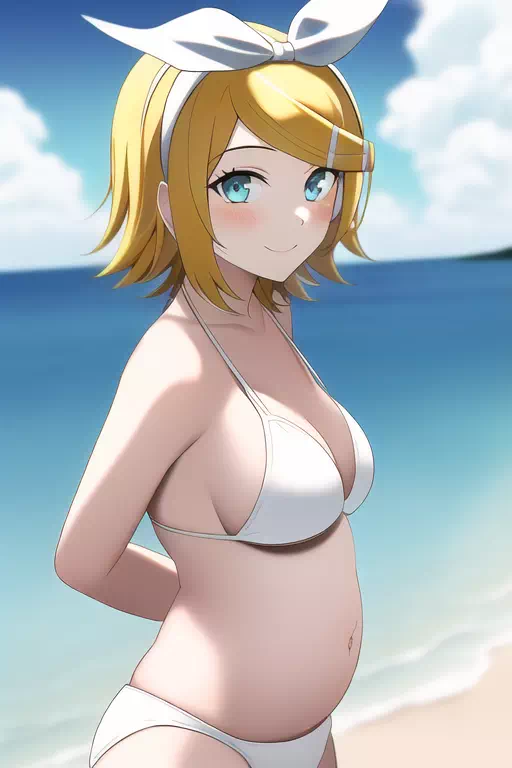 Kagamine Rin’s Pregnancy Photos