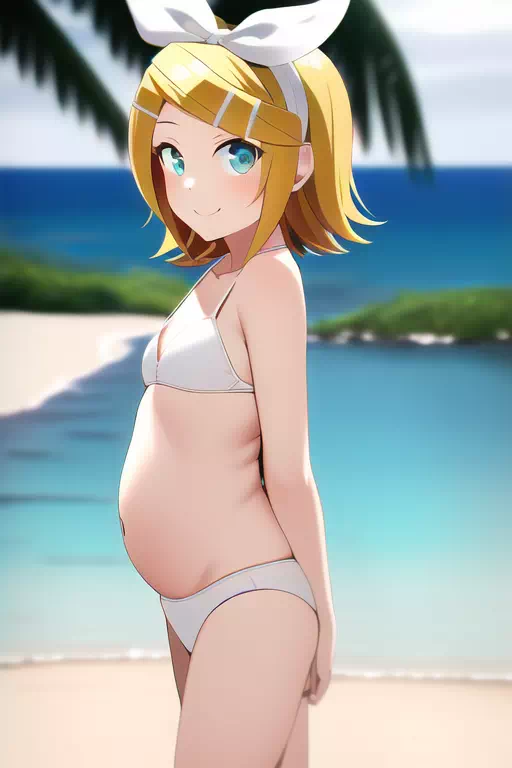 Kagamine Rin’s Pregnancy Photos