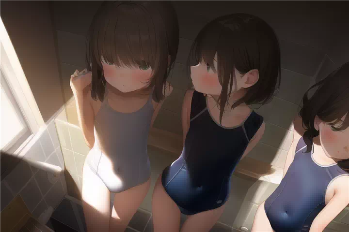 お風呂(スク水編おまけ)