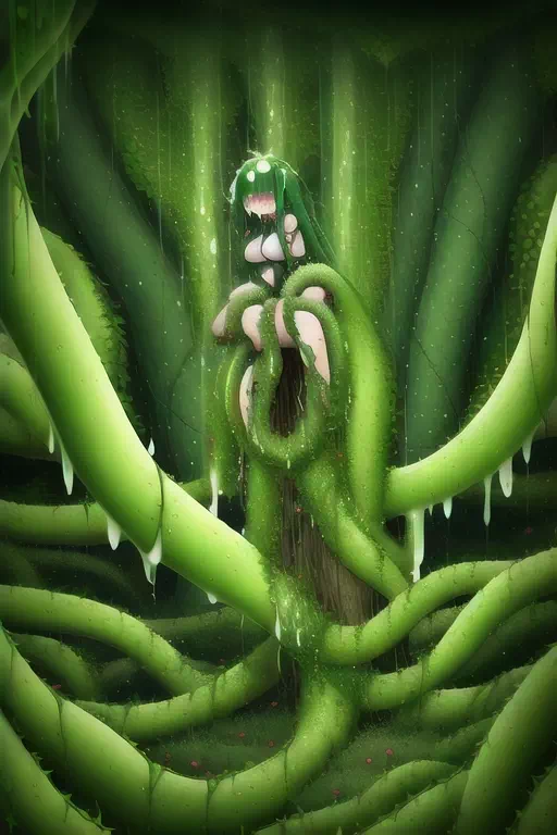 Plant tentacle rape