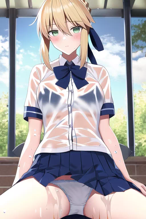 Artoria school girl