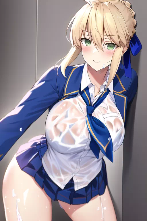 Artoria school girl