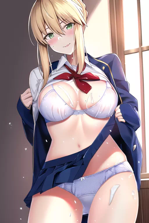 Artoria school girl